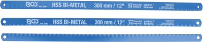 BGS 2061, Sada pilových listů | HSS flexibilní | 13 x 300 mm | 10dílná