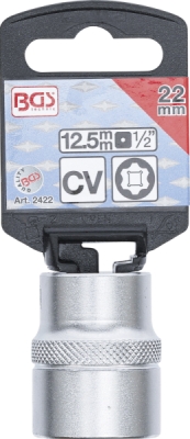 BGS 2422, Nástrčná hlavice Super Lock | 12,5 mm (1/2") | 22 mm