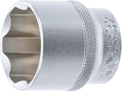 BGS 2432, Nástrčná hlavice Super Lock | 12,5 mm (1/2") | 32 mm
