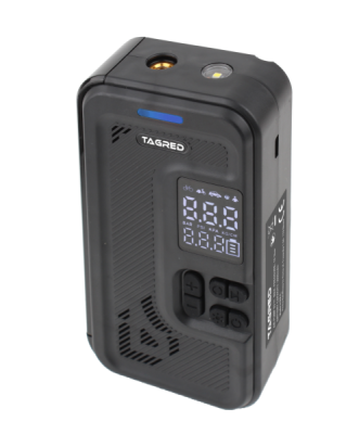 Tagred TA4230, Akumulátorový mini kompresor 8V 4000mAh s LED | 150 PSI | USB-C