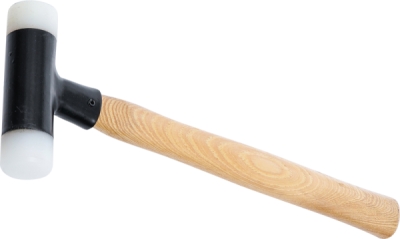 BGS 1859-30, Palička s nylonovou hlavou | násada Hickory | bez zpětného rázu | O 30 mm | 300 g