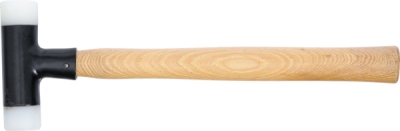 BGS 1859-30, Palička s nylonovou hlavou | násada Hickory | bez zpětného rázu | O 30 mm | 300 g