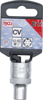 BGS 6461, Nástrčná hlavice E-profil | 12,5 mm (1/2") | E11