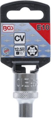 BGS 6460, Nástrčná hlavice E-profil | 12,5 mm (1/2") | E10
