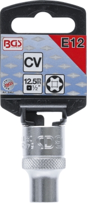BGS 6462, Nástrčná hlavice E-profil | 12,5 mm (1/2") | E12