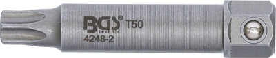 BGS 4248-2, Speciální bit pro demontáž řemenic u alternátorů | T-profil (pro Torx) T50 x 64 mm