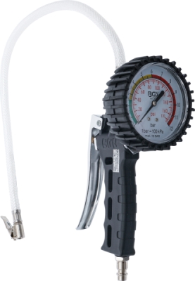 BGS 3242, Pistole pro huštění pneumatik s manometrem | 0 - 12 barů