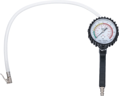 BGS 3242, Pistole pro huštění pneumatik s manometrem | 0 - 12 barů