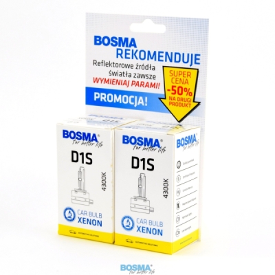 Bosma 9495D Žárovka Xenon D1S 4300K 85V 35W PK32d-2 DUO PAK
