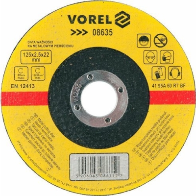 Vorel 08635 Kotouč na kov 125 x 22 x 2,5 mm