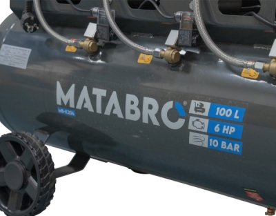 Matabro MB-K206, Bezolejový kompresor 100l, 230V, 6 pístů | 4500W