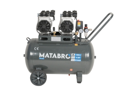 AKČNÍ SET SETMB-K205, Bezolejový kompresor 100l, 230V, 4 písty s příslušenstvím| 4000W | Matabro