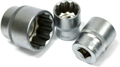 Matabro MB-SOC01, Sada dvanáctihranných hlavic | Nástrčné klíče | Gola ořechy | 8 - 36 mm 1/2' CR-V | 21ks