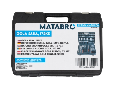 Matabro MB-SOC04, Gola sada | 172 ks