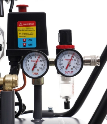 Tagred TA3387, Bezolejový kompresor s odlučovačem 100l, 230V, 4 písty, 4000W | 10 BAR
