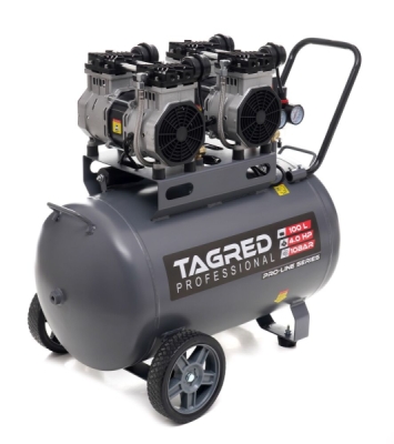 Tagred TA3387, Bezolejový kompresor s odlučovačem 100l, 230V, 4 písty, 4000W | 10 BAR
