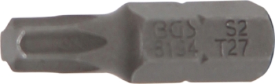 BGS 8194, Bit | Délka 25 mm | pohon vnější šestihran 6,3 mm (1/4") | T-profil (pro Torx) T27