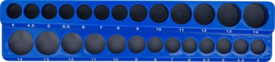 BGS 74597, Plastový držák na nástrčné hlavice | magnetické | 6,3 mm (1/4")