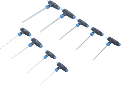 BGS 8485, Sada klíčů s T-rukojetí | T-profil (pro Torx) T10 - T50 | 9dílná