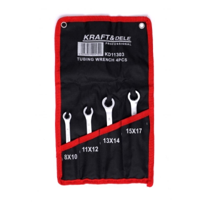 Kraft&Dele KD11303, Polootevřené klíče pro brzdové potrubí 4ks