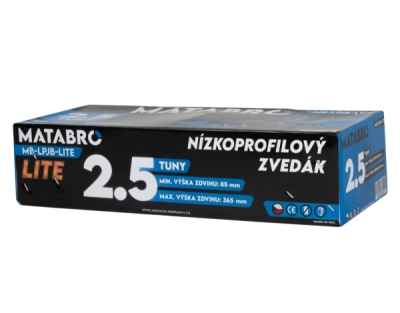 Matabro MB-LPJB-LITE, Hydraulický nízkoprofilový zvedák (hever) | 2,5t