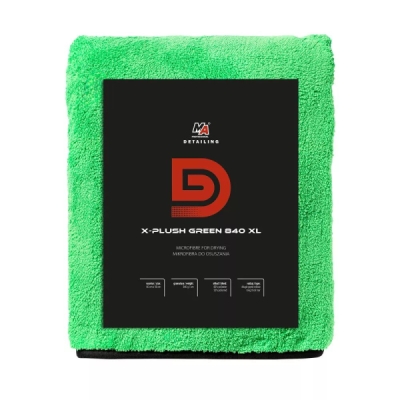 Moje Auto 20-D20 X-PLUSH Green 840 XL - Mikrovlákno na vosky a péči o interiér 60x90cm