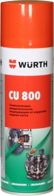 Würth 0893800 CU800 Měděné mazivo ve spreji 300ml
