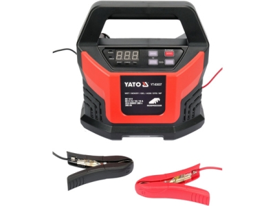 Yato YT-83037 Nabíječka s LED displejem 12V / 2A, 6A, 10A, 15A BOOST 300s 20A