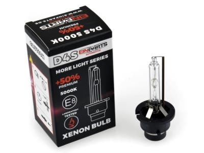 Einparts D4S Xenonová Výbojka 5000K se zvýšeným světelným výkonem +50%, P32d-5, 35W, 42V