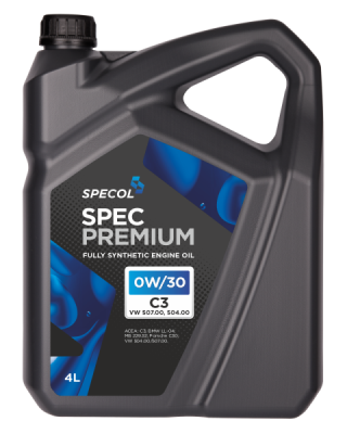 Specol Spec Premium C3 SN/SM/CF VW 507,00, 504,00 0W-30 4L