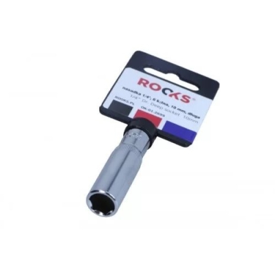 Rooks OK-01.2699 Nástrčná hlavice 1/4" 10 mm šestihran, dlouhá