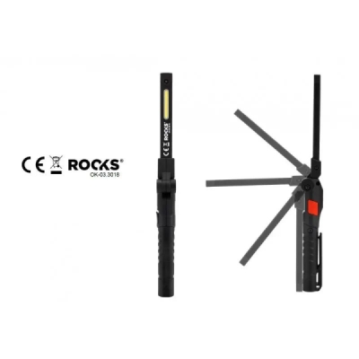 Rooks OK-03.3018 Světlo, propiska, skládací COB super slin 3v1 100Lm
