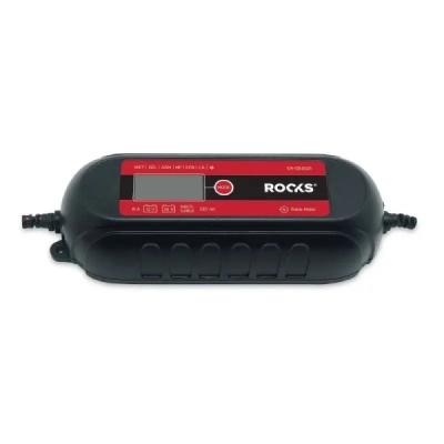 Rooks OK-03.0021 Nabíječka inteligentní smart 12/24V - 8 A - 230 AH, LCD