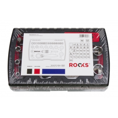 Rooks OK-01.0028 Sada nářadí 1/4" 28 ks