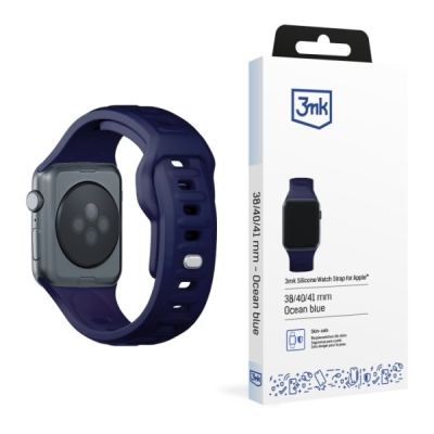 3mk Řemínek Silicone Watch Strap for 38/40/41/42 mm Ocean Blue (small)