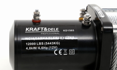 KD1565, Elektrický naviják 12V | 5443 kg