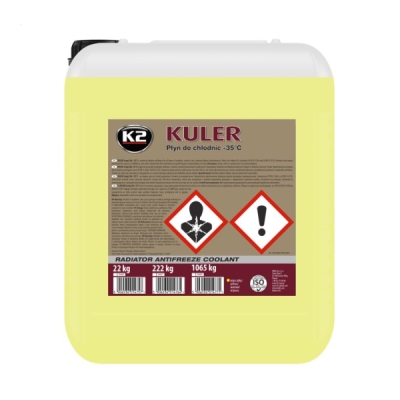 K2 KULER Chladící kapalina, žlutá 20L -35°C