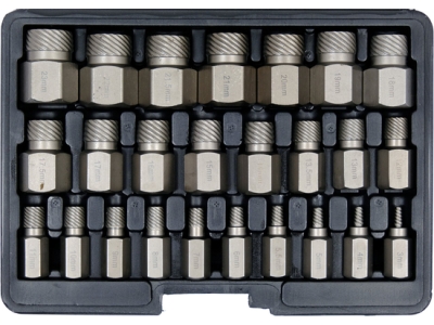 Yato YT-06034 Sada vytahováků stržených šroubů 25 ks