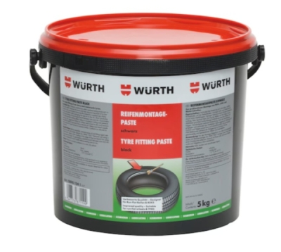 Würth 08901241 Montážní pasta na pneumatiky, černá 5Kg
