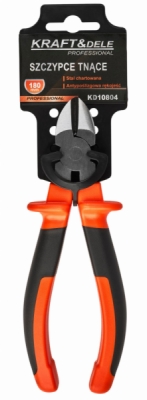 Kraft&Dele KD10804, Štípací kleště | 180 mm, protiskluzová rukojeť