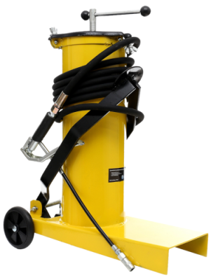 Kraft&Dele KD1441, Nožní mazací pistole 6L | 25 MPa, hadice 4 m, robustní provedení