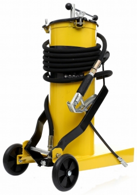 Kraft&Dele KD1441, Nožní mazací pistole 6L | 25 MPa, hadice 4 m, robustní provedení