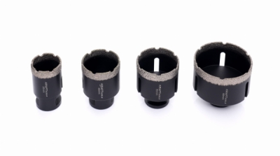 Kraft&Dele KD11227 | Diamantové jádrové frézy 6–68 mm pro bezpříklepové vrtání za mokra do keramiky, kameniny a kamene, adaptér M14 - 3/8 HEX