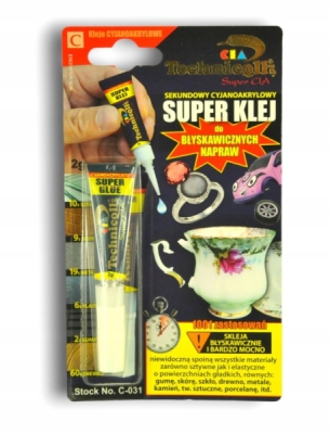 Technicqll Vteřinové lepidlo Super 2g