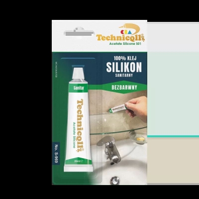 Technicqll Sanitární tmel v malé tubě, bezbarvý 20ml