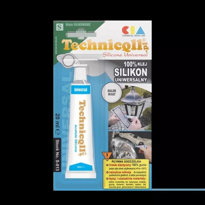 Technicqll Univerzální silikon v malé tubě, bílá 20ml