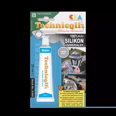 Technicqll Univerzální silikon v malé tubě, šedá 20ml