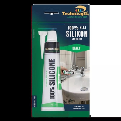 Technicqll Sanitární tmel v tubě, bílý 70ml