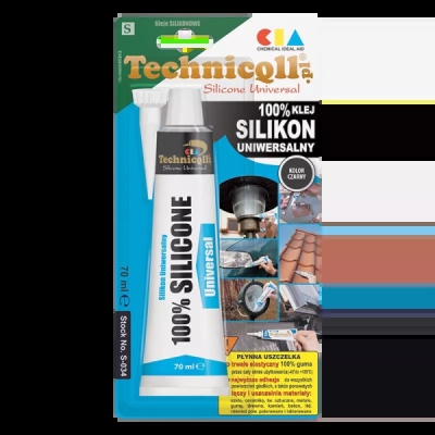 Technicqll Univerzální silikon černý 70ml