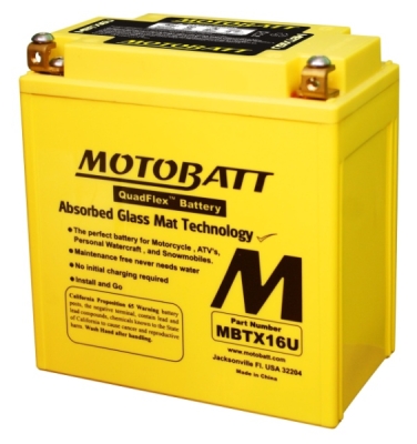 Motobatt 12V 19Ah 250A MBTX16U